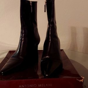 Antonio Melani Leathe Ankle Boots